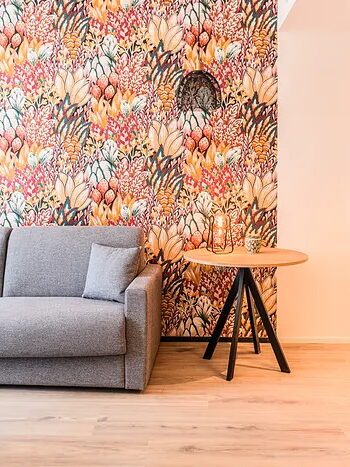 Détail d'aménagement d'une chambre